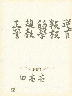 正规的叛逆孩子管教学校有哪些