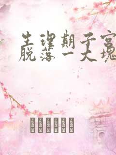 生理期子宫内膜脱落一大块