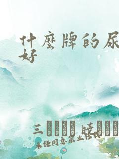 什么牌的尿不湿好