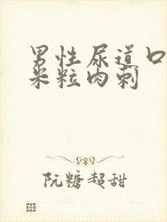 男性尿道口长小米粒肉刺