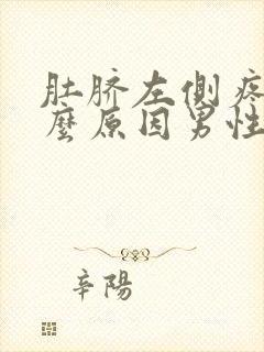 肚脐左侧疼是什么原因男性