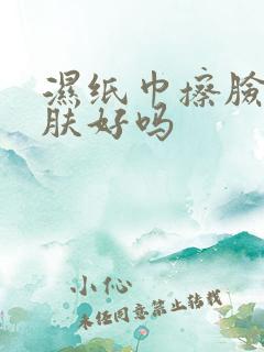 湿纸巾擦脸对皮肤好吗