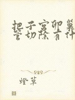 把子宫卵巢输卵管切除有什么影响