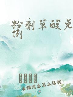 粉剂草酸兑水比例