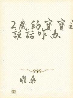 2岁的宝宝还不说话咋办