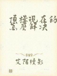 顶楼现在的漏水怎么解决