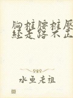 胸椎腰椎压迫神经走路不正常