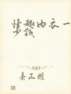 情趣内衣一般多少钱