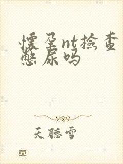 怀孕nt检查用憋尿吗