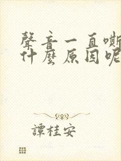 声音一直嘶哑是什么原因呢