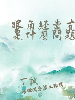 眼角经常有眼屎是什么问题