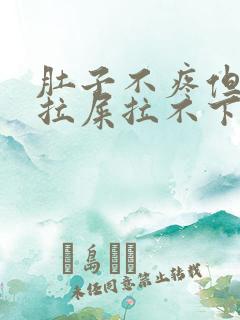 肚子不疼但是想拉屎拉不下来什么情况