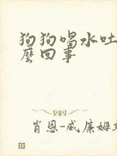 狗狗喝水吐是怎么回事