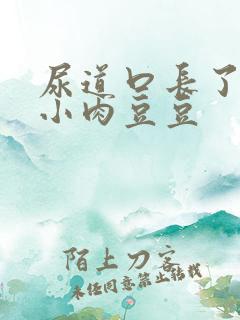 尿道口长了一个小肉豆豆