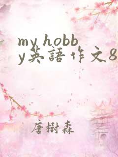 my hobby英语作文80词初二