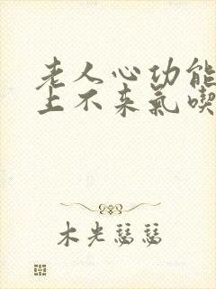 老人心功能衰竭上不来气吃什么药