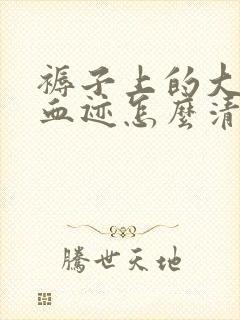 褥子上的大姨妈血迹怎么清除