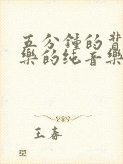 五分钟的背景音乐的纯音乐