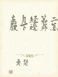 来月经第二天小腹下边疼怎么回事