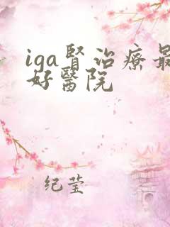 iga肾治疗最好医院