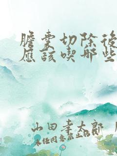 胆囊切除后饮食应该吃哪些