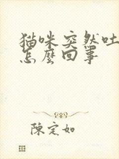 猫咪突然吐白沫怎么回事