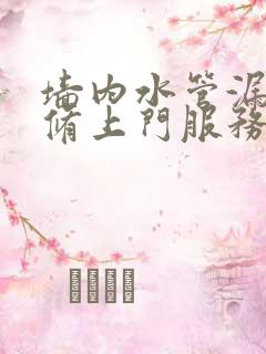 墙内水管漏水维修上门服务