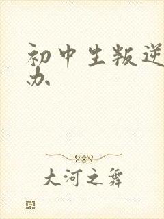 初中生叛逆怎么办