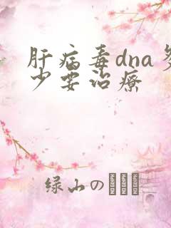 肝病毒dna多少要治疗