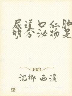 尿道口红肿有透明分泌物是什么病