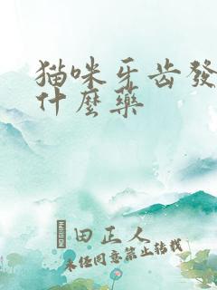 猫咪牙齿发炎用什么药