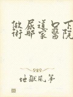 做尿道口下裂手术哪家医院好