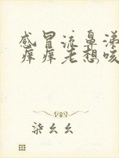 感冒流鼻涕嗓子痒痒老想咳嗽怎么办