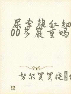 尿常规红细胞300多严重吗