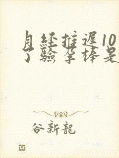 月经推迟10天了验孕棒是一深一浅