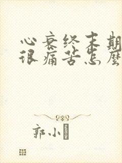 心衰终末期病人很痛苦怎么办