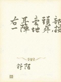 右耳旁头部一阵一阵地疼,按压有痛感