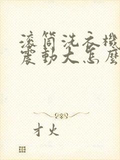 滚筒洗衣机脱水震动大怎么解决