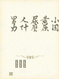 男人尿黄小便无力什么原因?