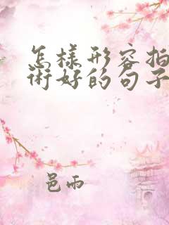 怎样形容拍照技术好的句子