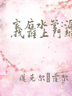 家庭水管:漏水,找谁上门维修?