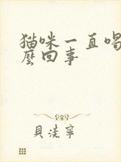 猫咪一直喝水怎么回事