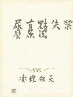 尿有点失禁是什么原因