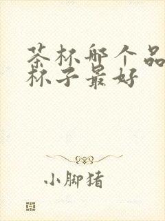 茶杯哪个品牌的杯子最好