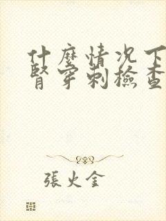 什么情况下要做肾穿刺检查费用多少