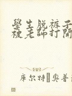 学生脱裤子屁股被老师打开花