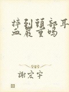 摔到头部耳朵出血严重吗