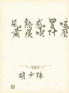 风热感冒咳嗽有黄痰吃什么药