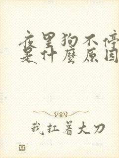 夜里狗不停的叫是什么原因