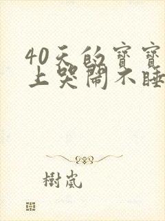 40天的宝宝晚上哭闹不睡觉